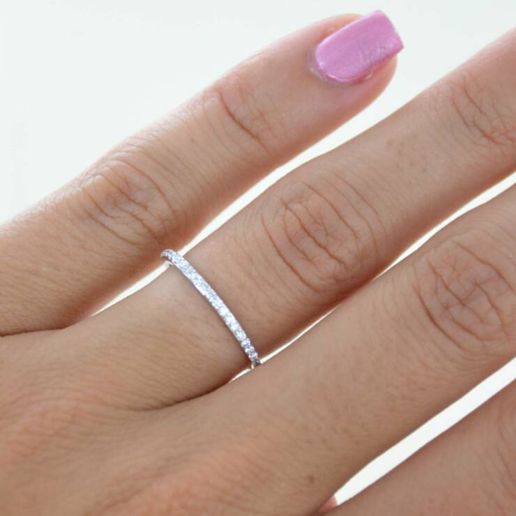 Demi alliance diamants