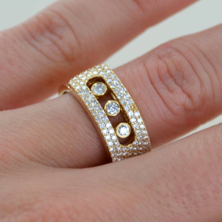 Bague MESSIKA Pavée Move Noa GM