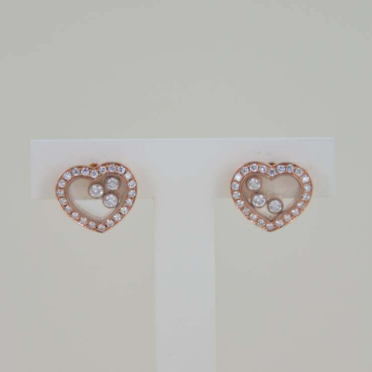 Boucle d'oreilles CHOPARD Happy Diamonds Icons
