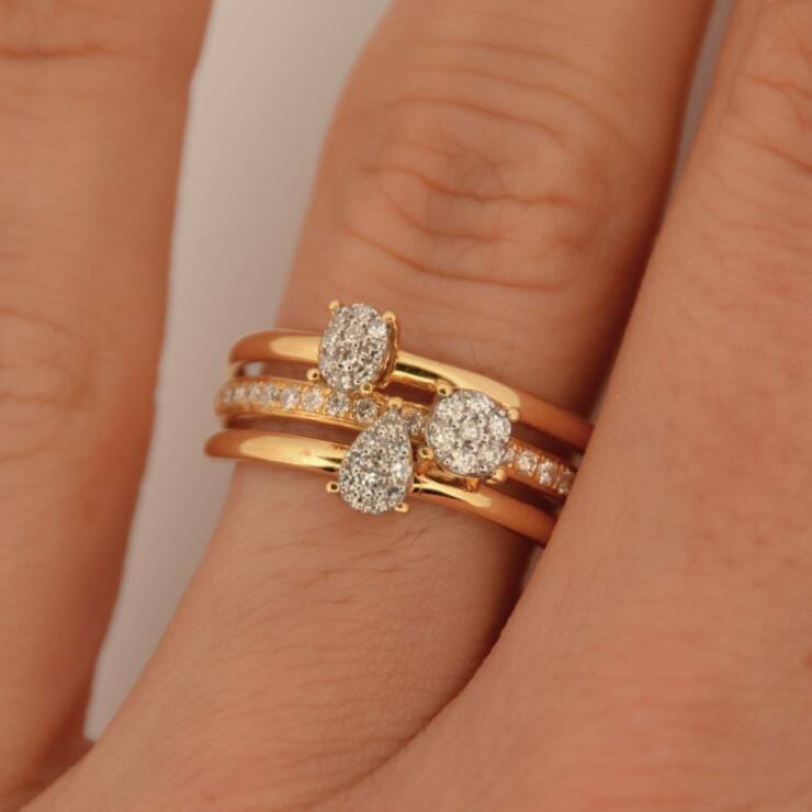 Bague diamants