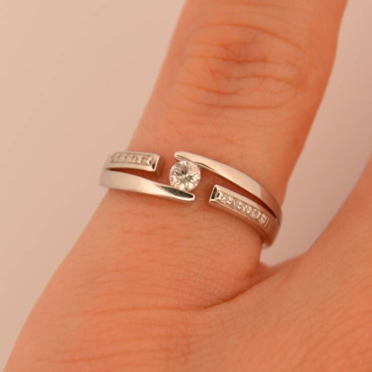 Bague diamants