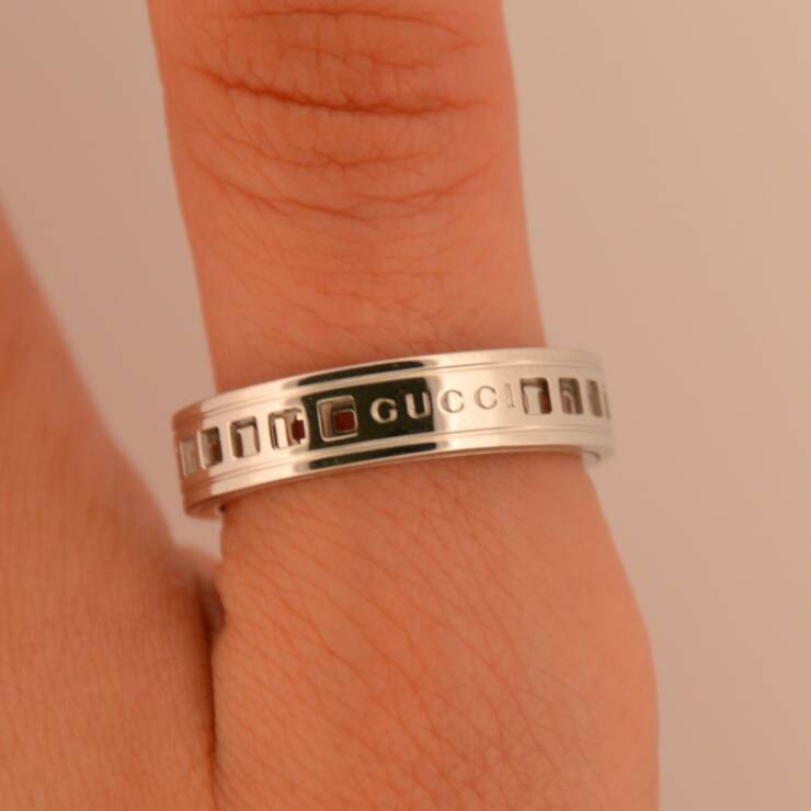 Bague GUCCI tournante unisexe