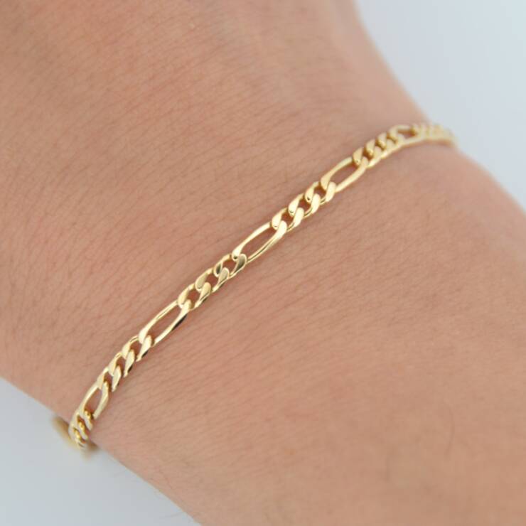 Bracelet maille alternée