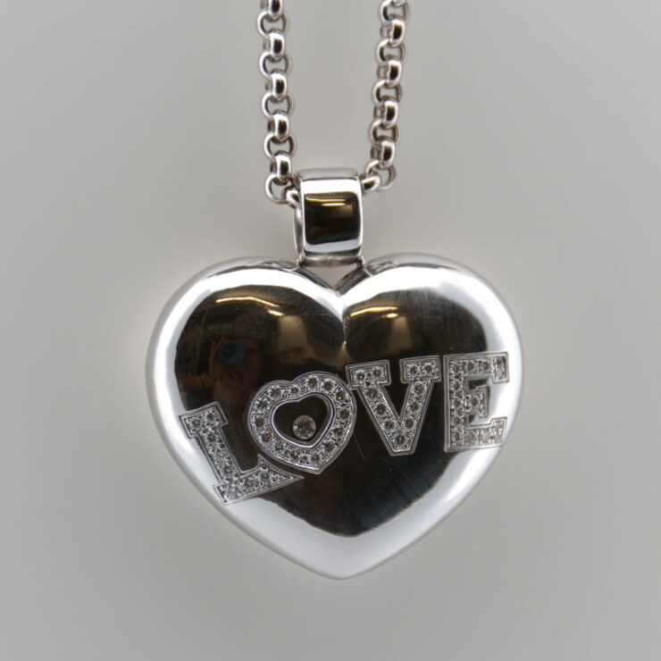 Collier CHOPARD Love diamants